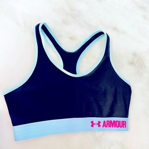 Under Armour Medium Sports Bra Mid Support 🖤💙💞